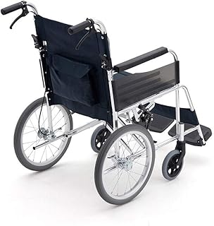 ZHongWei - Manual Silla de Ruedas Manual, Plegable Ligera, Silla de Ruedas de aleación de Aluminio, Scooter de rehabilitación for vehículos luz del Libro