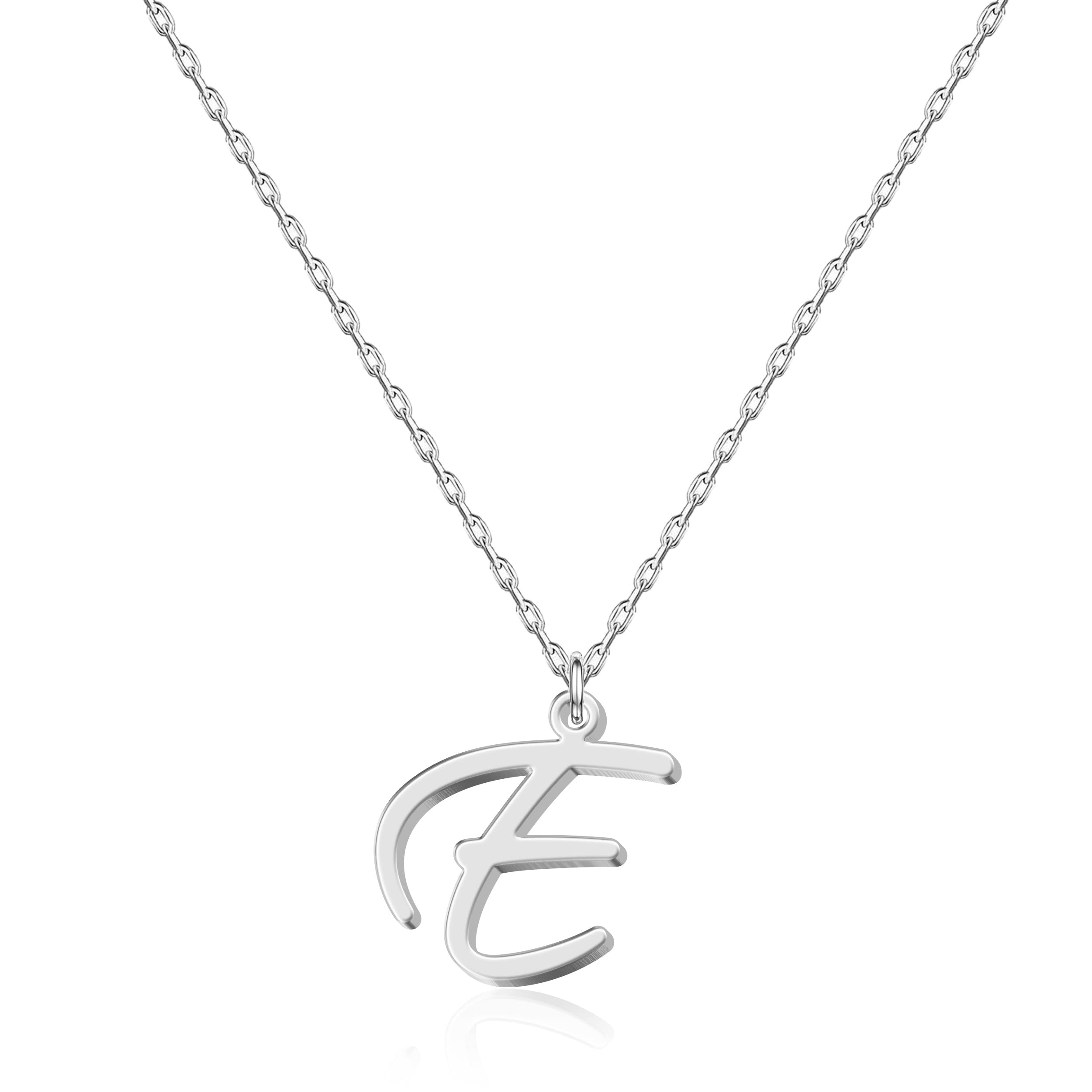 UMAGICBOXCollar Colgante de Inicial Personalizada para Mujeres, Chapado en Oro de 18K - Longitud Ajustable, Elegante y Resistente al Deamiento, Regalo para Cumpleaños, Navidad