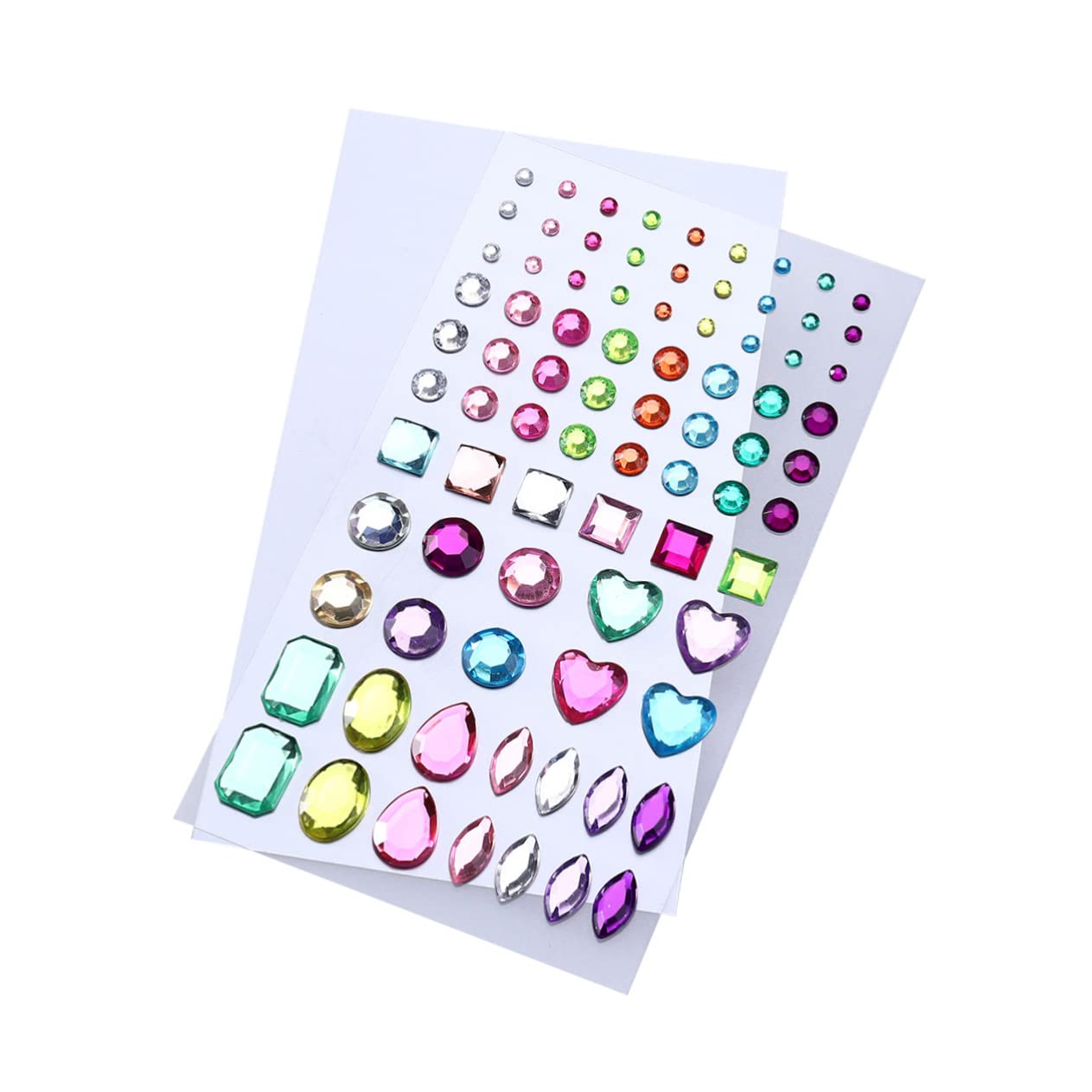 3 Pezzi Di Colla Autoadesiva Per Gioielli Con Strass Di Cristallo Kit Di Gemme Adesive Per Decorazioni Forme Assortite E Dimensioni