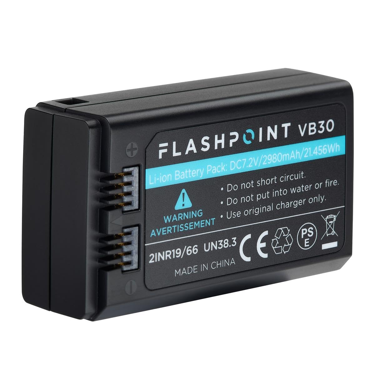 Flashpoint VB30 Lion Battery Pack for Zoom Lion X Pro (2980mAh, 21.456Wh)