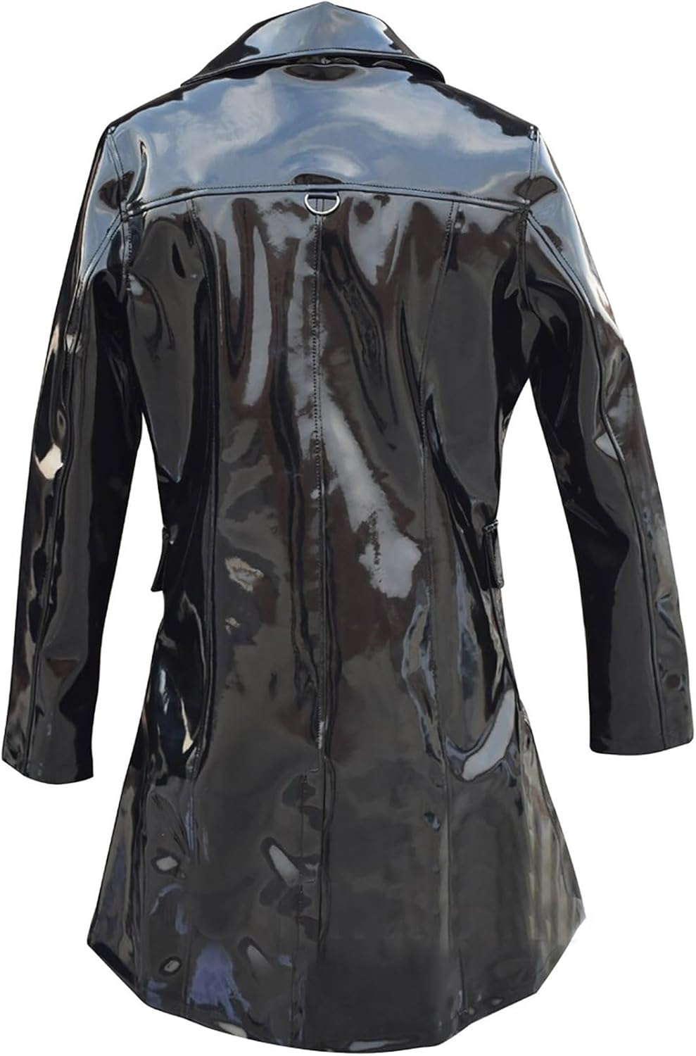 AAOutfitz Pvc Womens Raincoat - Pvc Trench Coat Women's