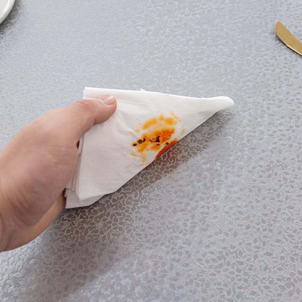Tischdecke Tischtuch Pflegeleichte Tischwäsche PVC Anti Heiß Tischläufer Eckig Viele Größe Farbe Wählbar Farbe A Kreisdurchmesser 140cm