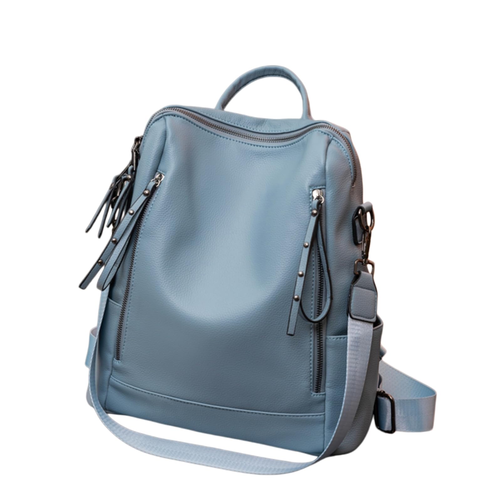 Mochila escolar Zaino Morbido per Le Donne, Borsa A Spalla Convertibile di Grande capacità, Daypack Versatile Giornaliero I Pendolari, Lo Shopping E Viaggi