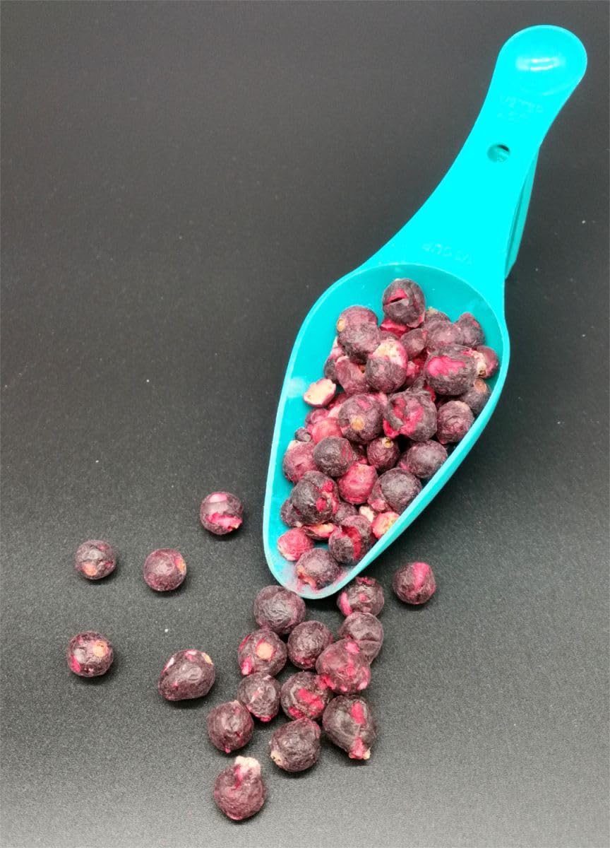 Müsli Mühle gefriergetrocknete Premium Bio Beeren Mischung – 500g | Für Müsli, Smoothies, Backen & als Snack – getrocknete Früchte im Mix aus Wildheidelbeeren, Erdbeerwürfeln & Himbeeren