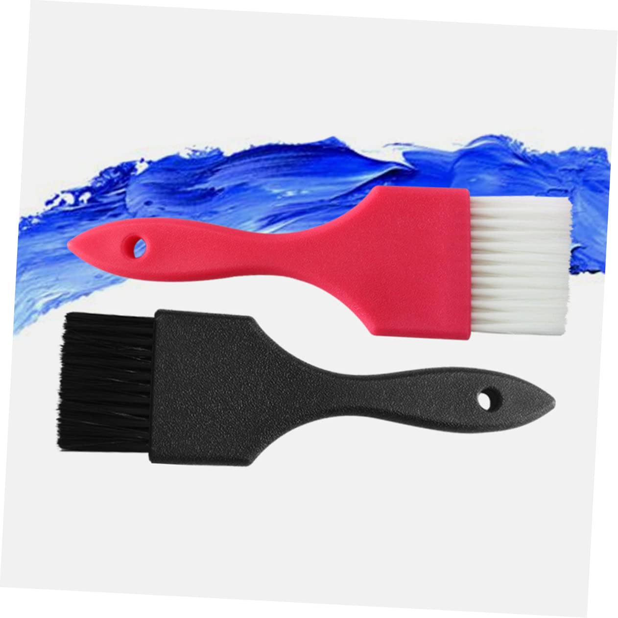 FOMIYES 3pcs Thickening Hair Dye Brush Tool for Professional Hair Coloring Comfortable Grip for Salon Use Easy Application for Tinting Rosy