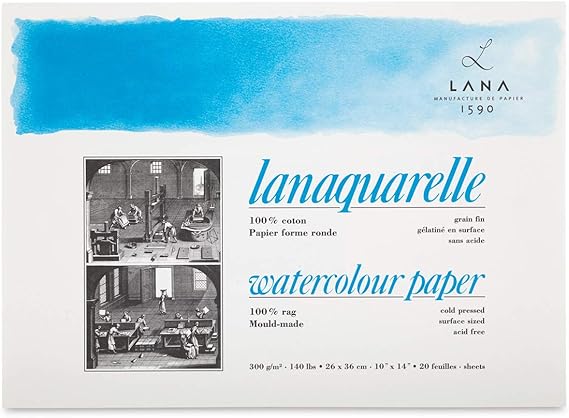 HAHNEMUHLE Lanaquarelle Block 300 Gsm 20 Sheets