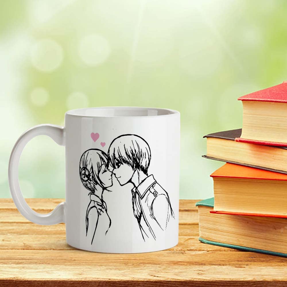 To My Wife, I Loved You Then, Always Will, Cute Couples Coffee Mug, Anniversary, Romantic Gift Idea, Premium Quality White 11oz And 15oz