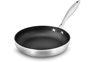 Scanpan CX+ 8 Inch Frying Pan with Stratanium Plus Nonstick - 5-Ply Stainless Steel