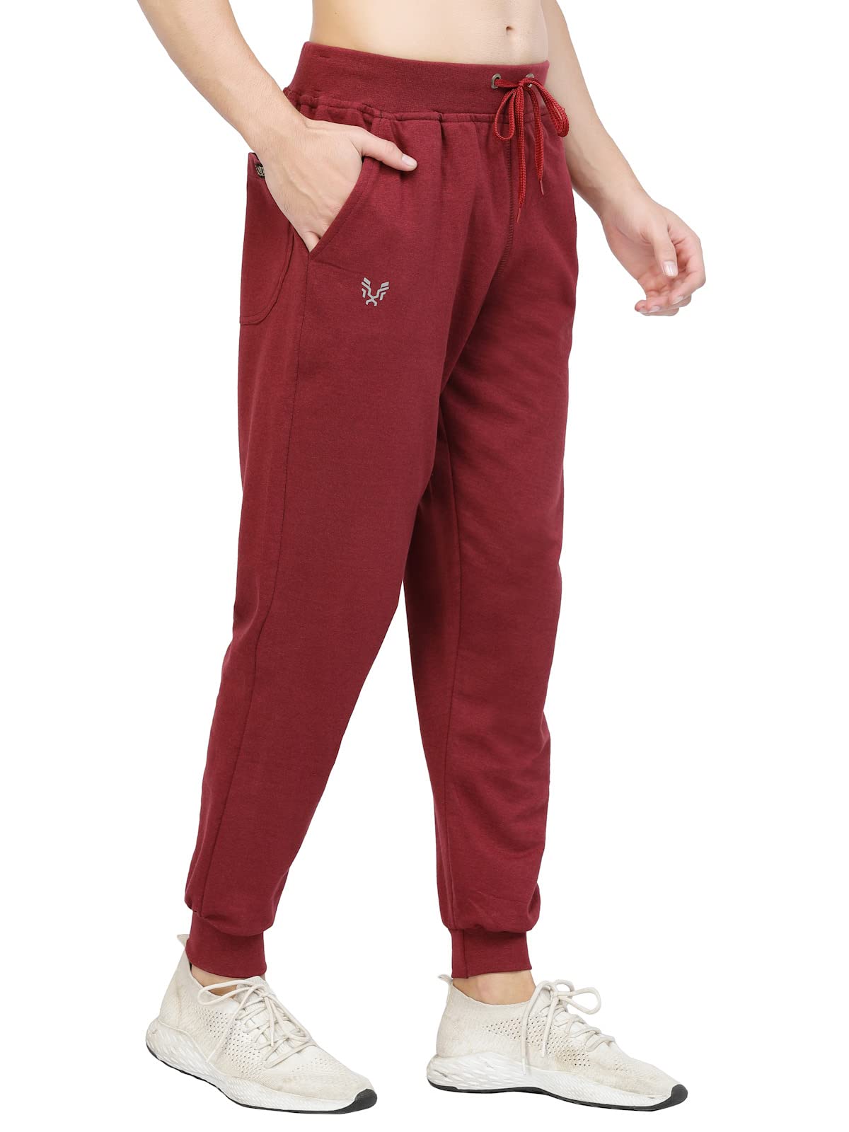 uzarus Men's Cotton Regular Fit Joggers Track Pants with 2 Pockets-picture-55