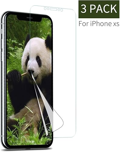 Bigmeda Pellicola Protettiva per iPhone XS iPhone Senza Bolle AntiGraffio Anti-Olio Trasparente Flessibile Bigmeda Pellicola Protettiva per iPhone XS iPhone Senza Bolle AntiGraffio Anti-Olio Trasparente Flessibile