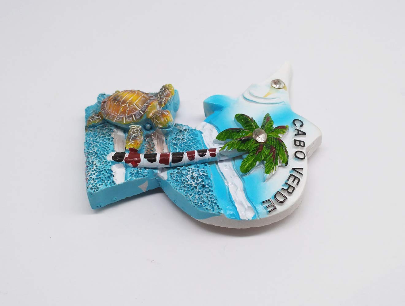 Magnete Da Frigorifero 3D Capo Verde - Souvenir In Resina Fatta A Mano, 5,5x8 Cm, Regalo Di Viaggio