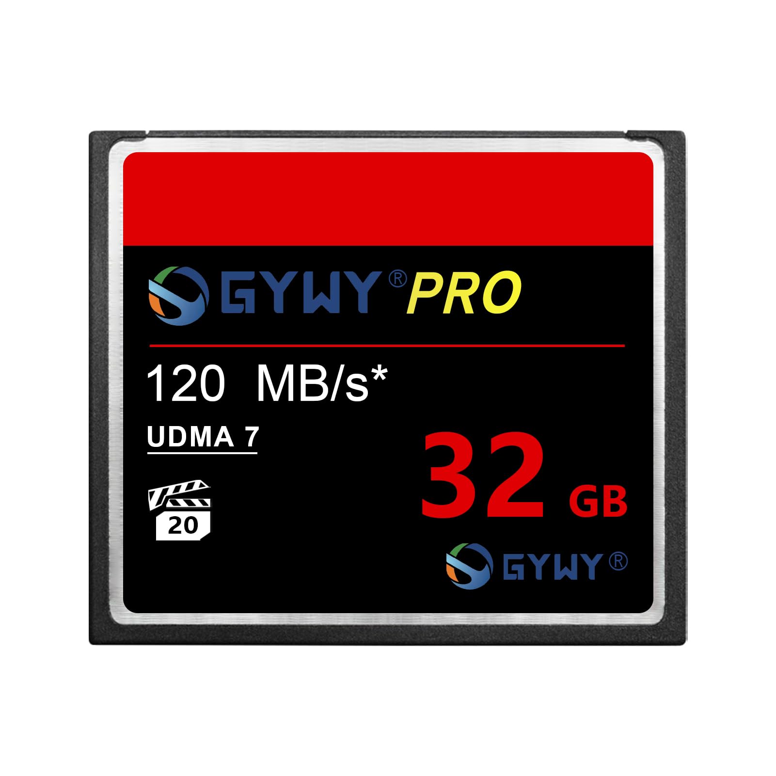 Tarjeta de memoria CompactFlash de 32 GB, velocidad UDMA de hasta 120 MB/s, para fotógrafos profesionales, entusiastas de la cámara, tarjeta de memoria CF