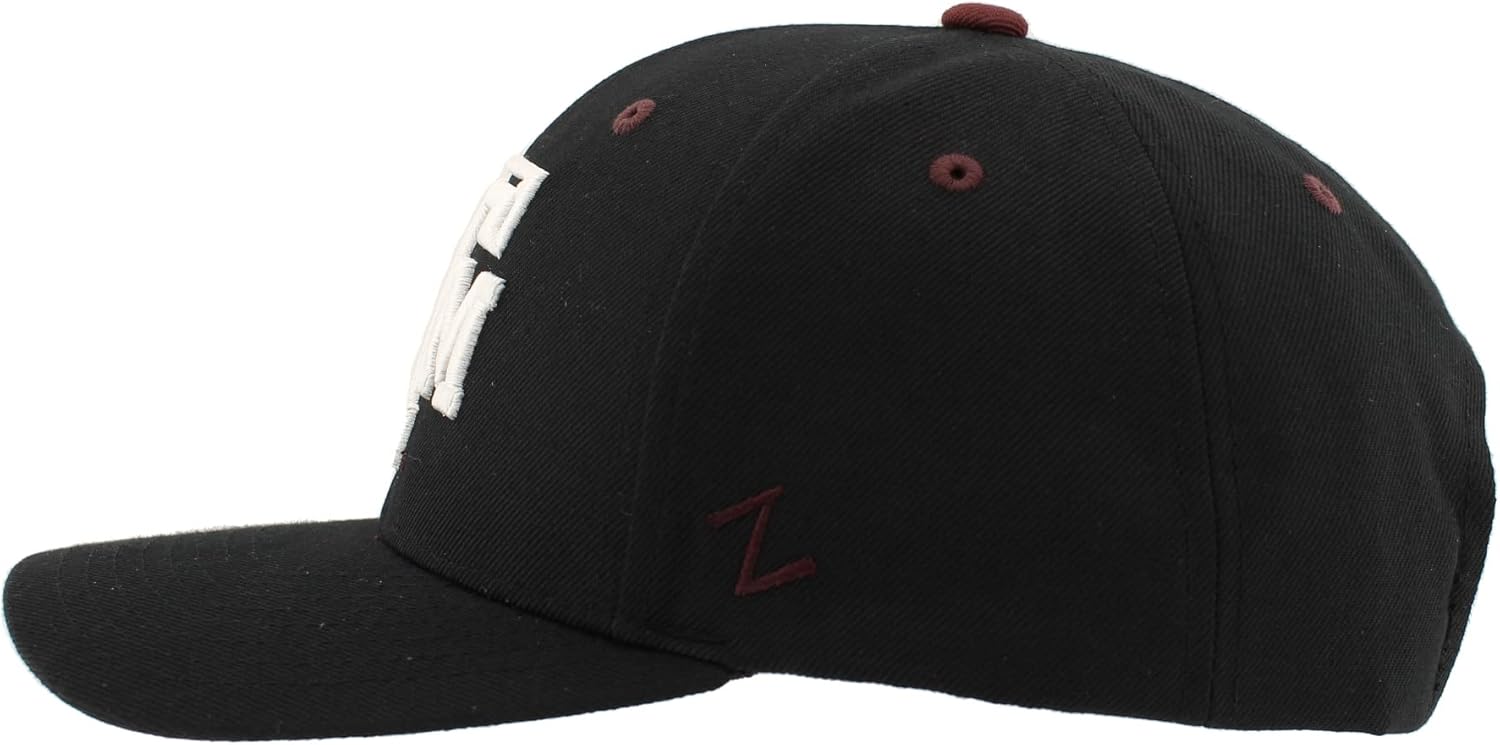 ZHATS NCAA Unisex-Adult NCAA Officially Licensed Snapback Hat Competitor Black - Image 6