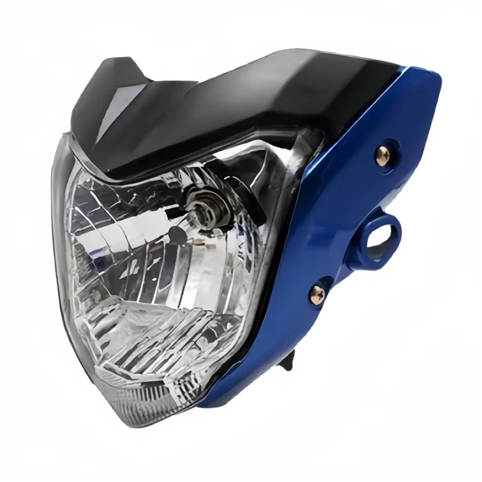Moto Faro Fanale per FZ16 per YS150 per FAZER150 Motociclo LED Faro Anteriore Segnale Luminoso con Staffa di Montaggio Lampadina