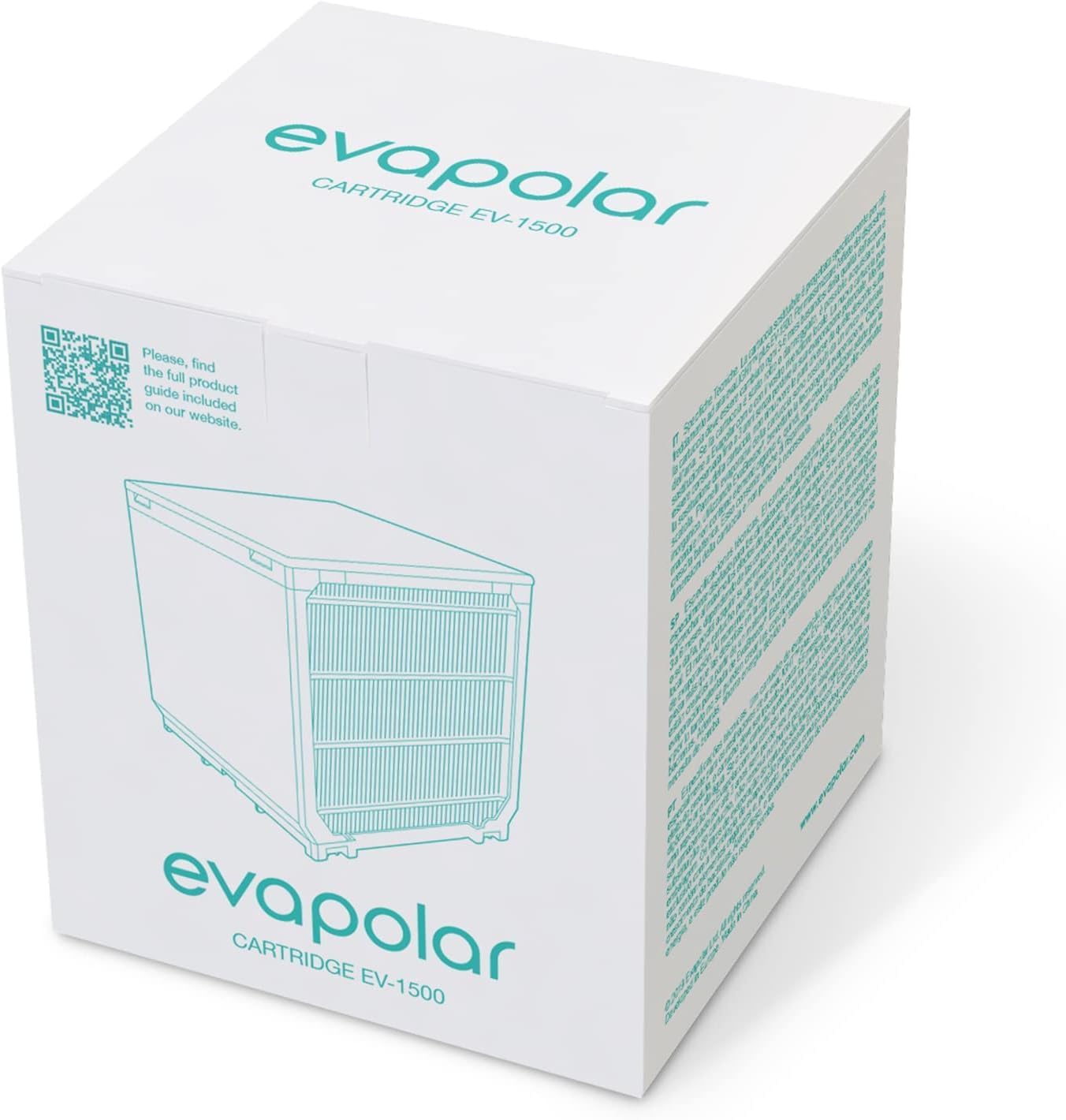 Evapolar EvaLIGHT Plus Replacement Cartridge for EV-1500 Personal Evaporative Air Cooler and Humidifier/Portable Air Conditioner