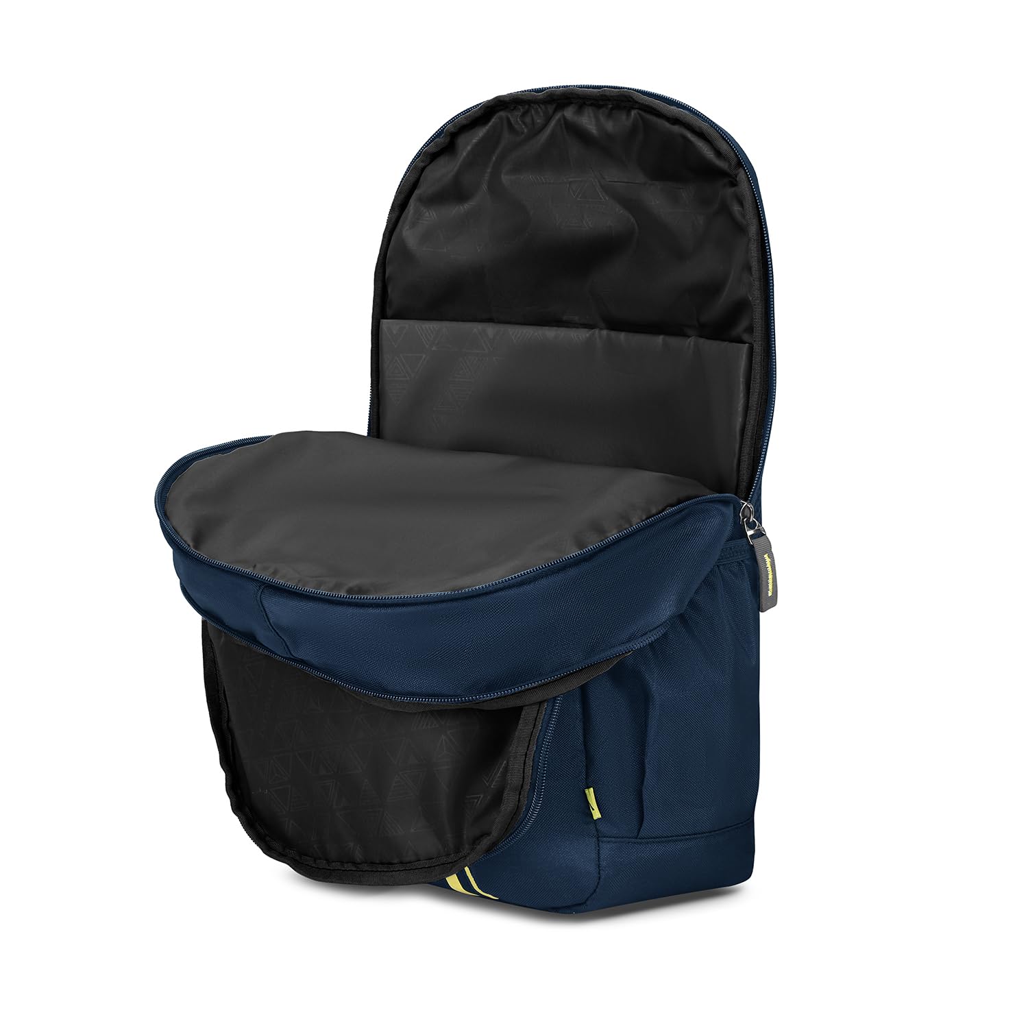 Aristocrat Nova 15L Laptop Backpack for Men & Women with Bottle Pocket | Padded Shoulder Straps, Multi Compartments | Travel & College Bag | Dark Blue 29