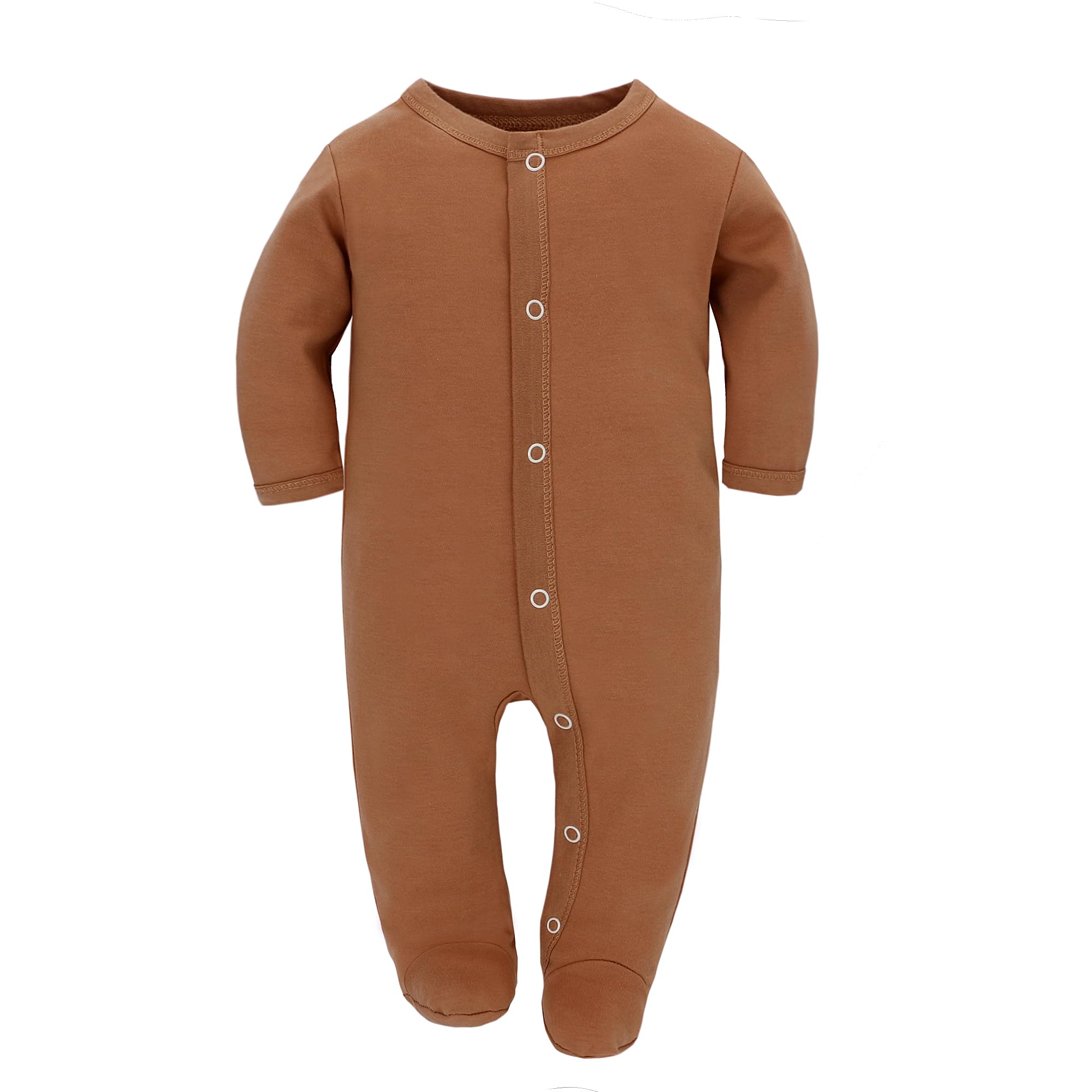 Miracle Baby 3 pièces bébé barboteuses bébé pyjama sac de couchage en coton avec pieds avec boutons Gr. 56 62 68 pour nouveau-né filles Garçon