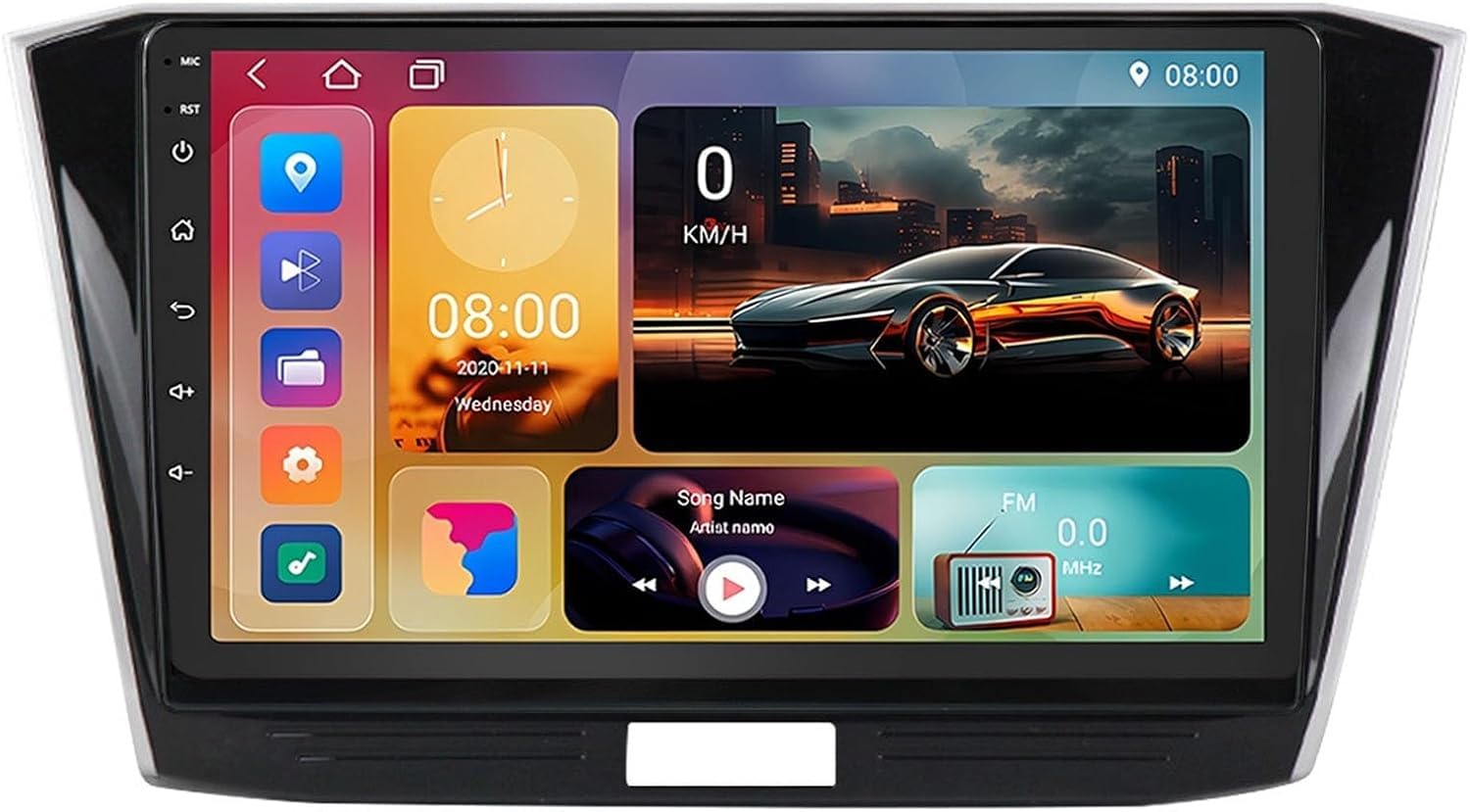 ,H5 4g+64g,9-calowy Android 15 Radio Samochodowe do V-W Passat B8 2015-2018, Radio Samochodowe z Ekranem Dotykowym IPS, Bezprzewodowy Carplay Android Auto, GPS, WiFi, Bluetooth, OBD2, DVR, DSP
