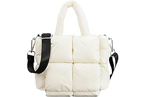Women's Small Puffer Tote Bag