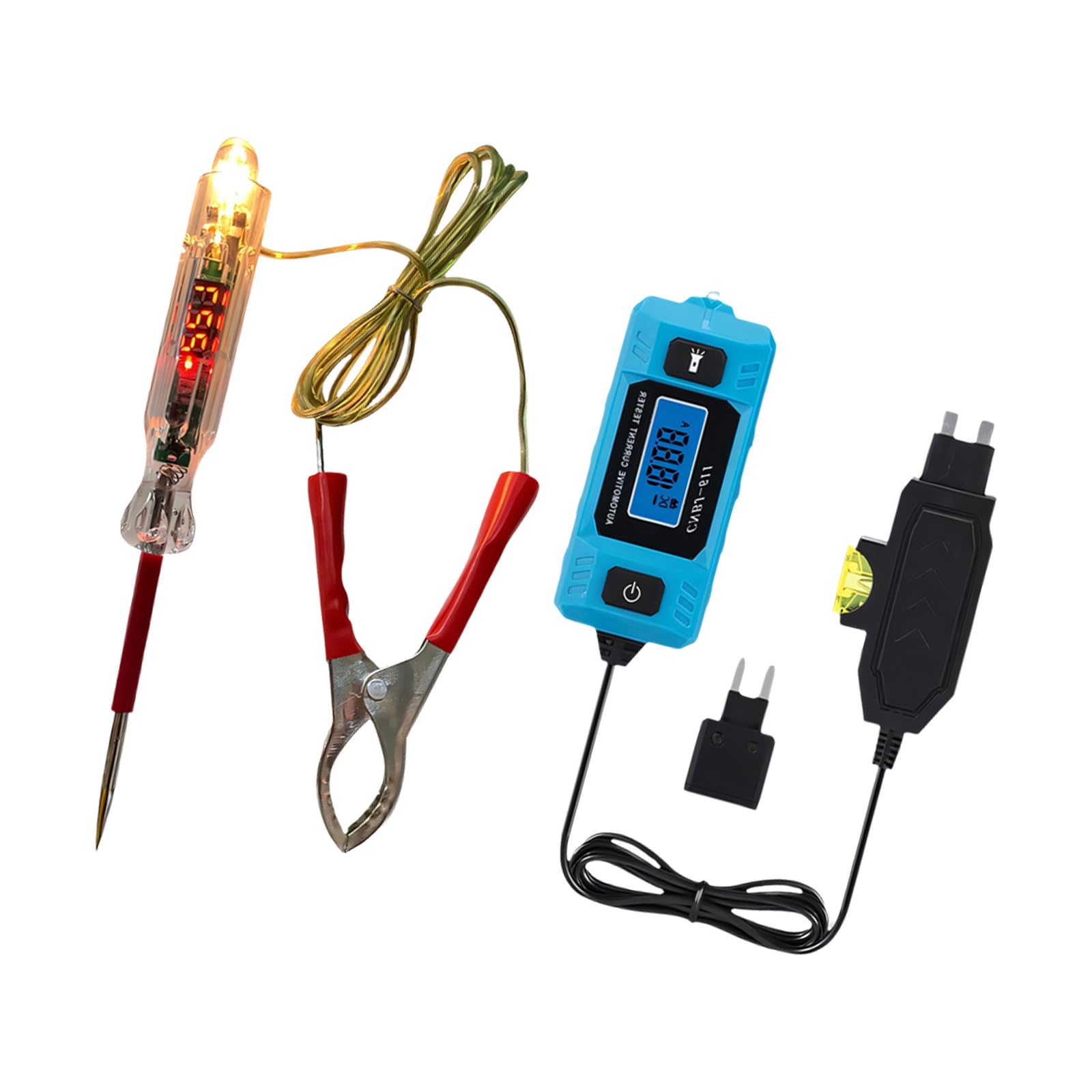 Fromceo Automotive Circuit Fault Probe Tester, Digital Voltages Detector Pen Set For Car Electrical Diagnosis Tool Automotive Probe Tester Digital Detector Pen For Car Diagnostics