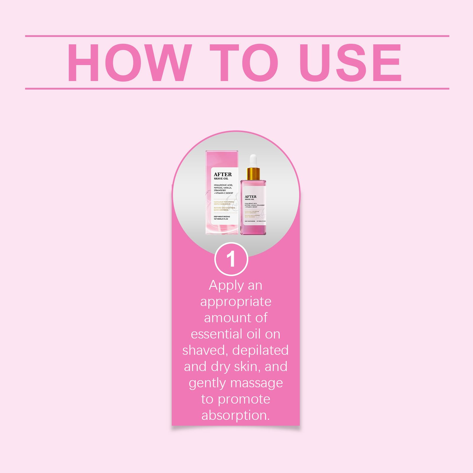Aceite Post-Afeitado De Fresa Y Vainilla Para Mujeres - 2 Unidades - Hidratante Y Calmante, Previene Vellos Encarnados Y Irritación, Extractos Naturales Para Una Piel Suave Y Sin Rojeces