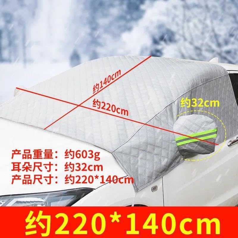 Couverture Pare-Brise Voiture Couverture Neige Universelle Pare-Brise Voiture Pare-Soleil D'extérieur Étanche Anti-Gel Accessoires Protection Automobile l'hiver Bache Pare-Brise