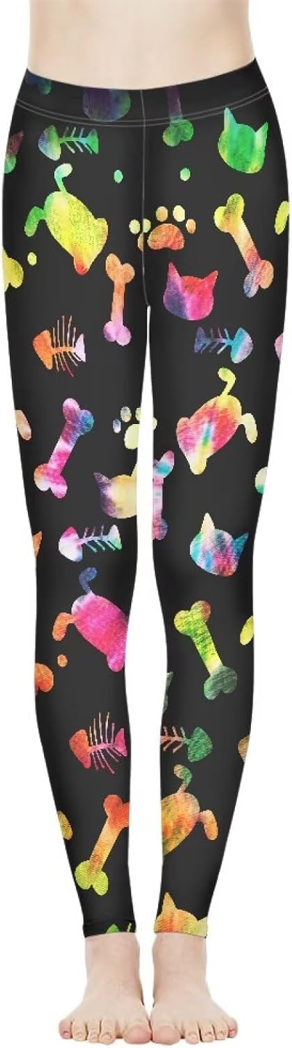 Yoga Style Pants for Women High Waist Plus Size Yoga Pants Athletic Leggings