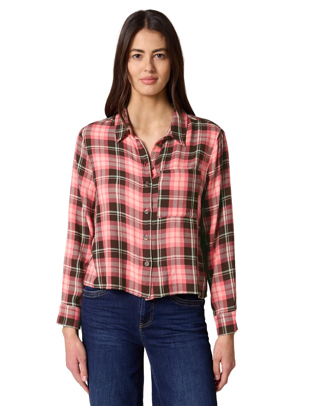 Street One Damen Karierte Hemdbluse