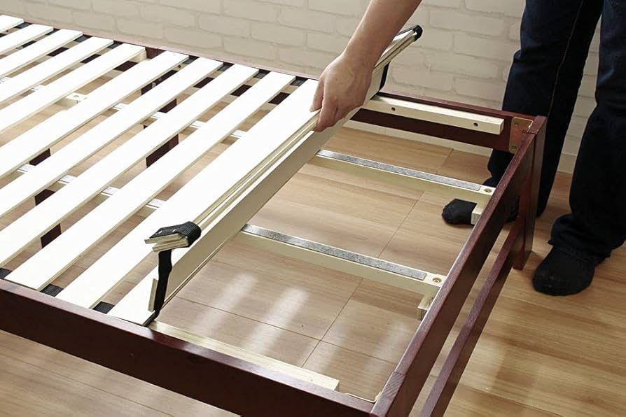 Amazon｜やわらかな質感と木目が和むベッドフレーム フレーム