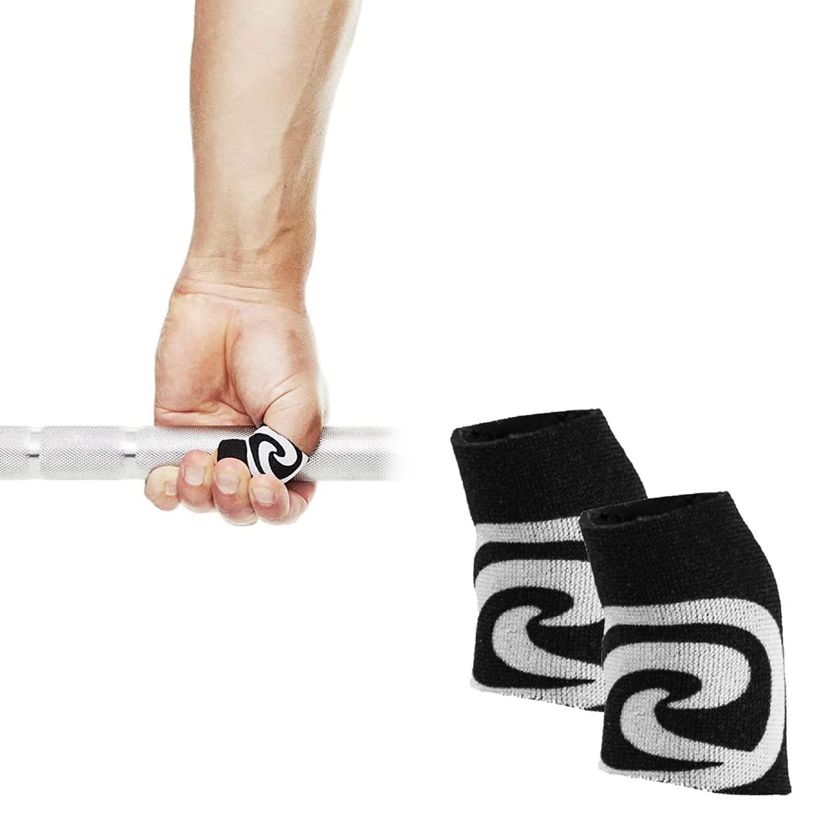 Rehband RX Thumb Brace, 1 Paio, Protezione del Pollice per l'allenamento della Forza, Neoprene da 1,5 mm, Protezione della Presa a Gancio