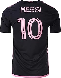 adidas Inter Miami Men's Lionel Messi #10 2024 La Noche Away Black Jersey - JE9744 - IMCF A JSY N