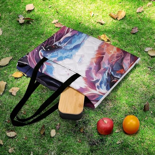 Couverture de plage à fermeture éclair pliable et résistante à l'eau