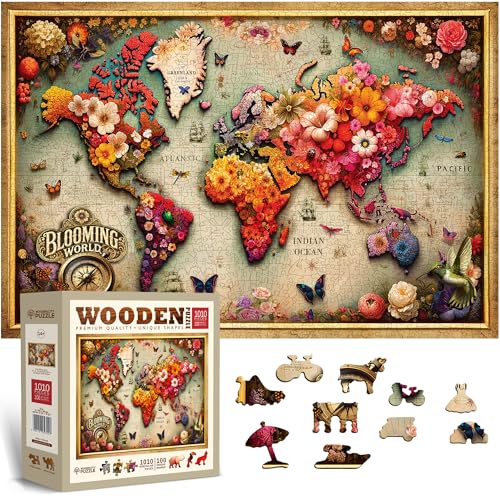 WOODEN.CITY Wooden Puzzle 1000 Pieces for Adults...