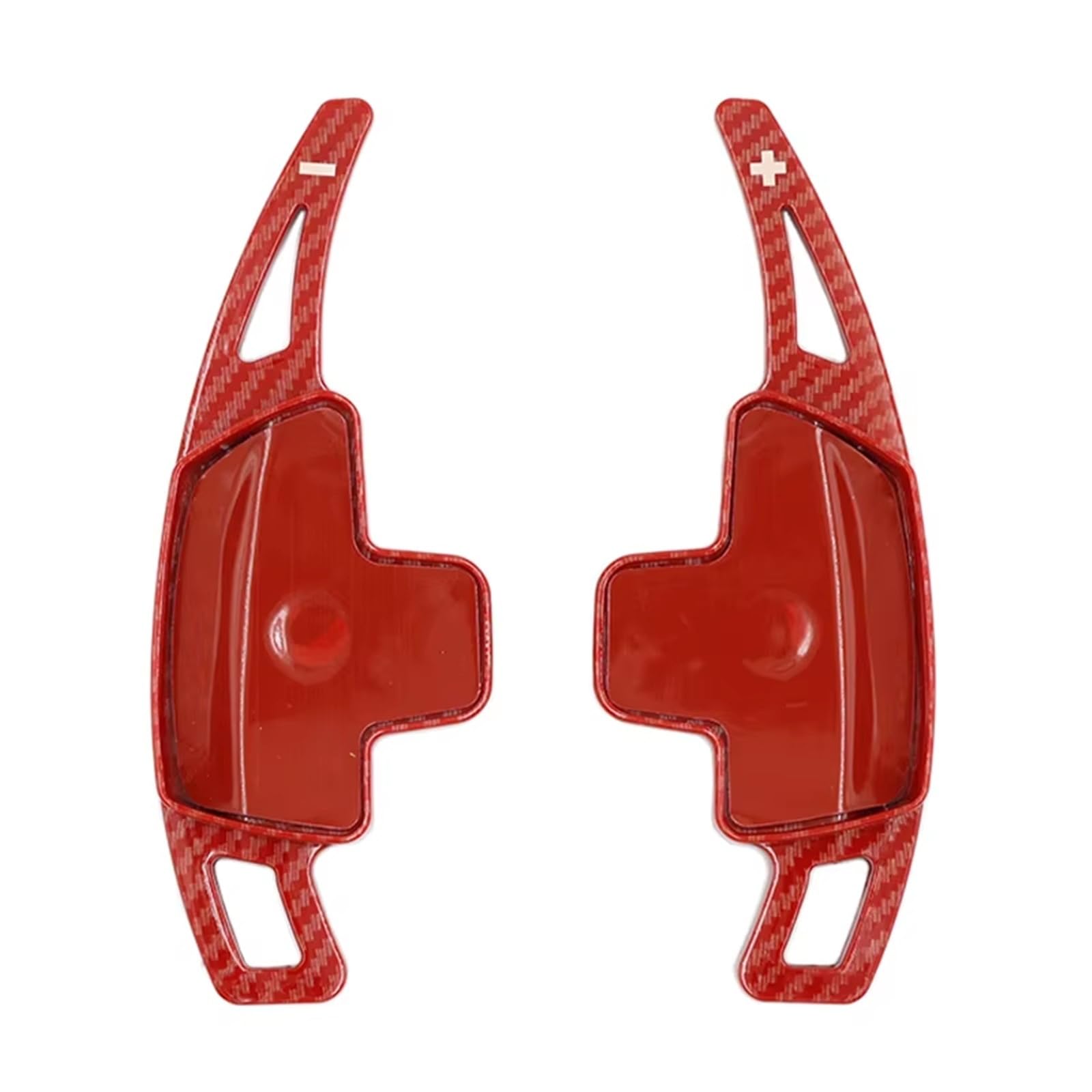 Orxadagwc Carbon Red Compatible With Benz A Class W176 W177 2016 2017 2018 2019 2020 B Class C Class W205 2015 2016 2017 2018 2019 2020 Abs Steering Wheel Shift Paddle Paddle Shifter Extension(Carbon Red)