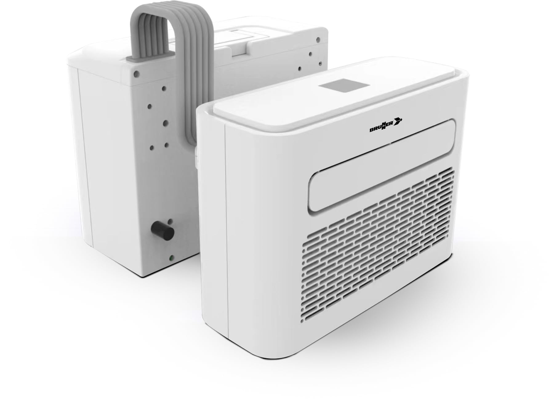 BRUNNER Condizionatore d'Aria POLARYS TWINAIR 5 per Veicoli Ricreazionali - Efficace, Silenzioso, Facile da Installare - Raffredda Fino a 30m3 - Controllo Remoto Via App - Ideale per Notti Calde