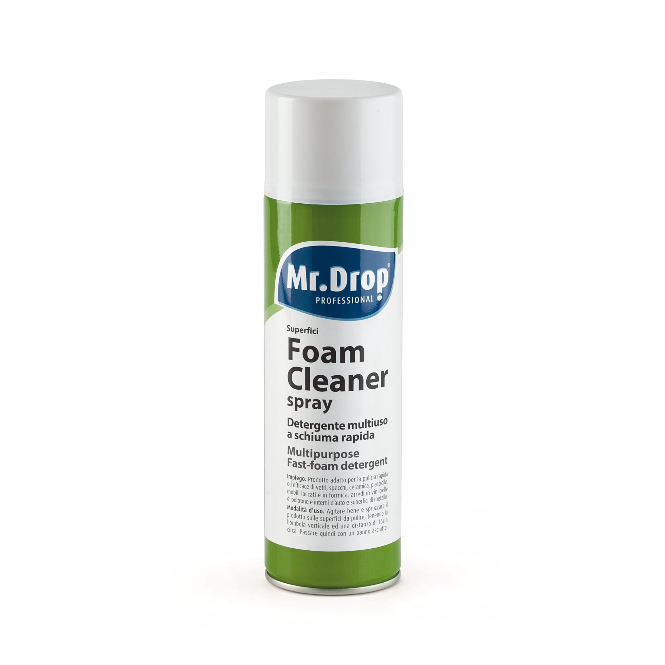 Mr.Drop® FOAM CLEANER SPRAY detergente multiuso a schiuma rapida - 1 cartone da 12