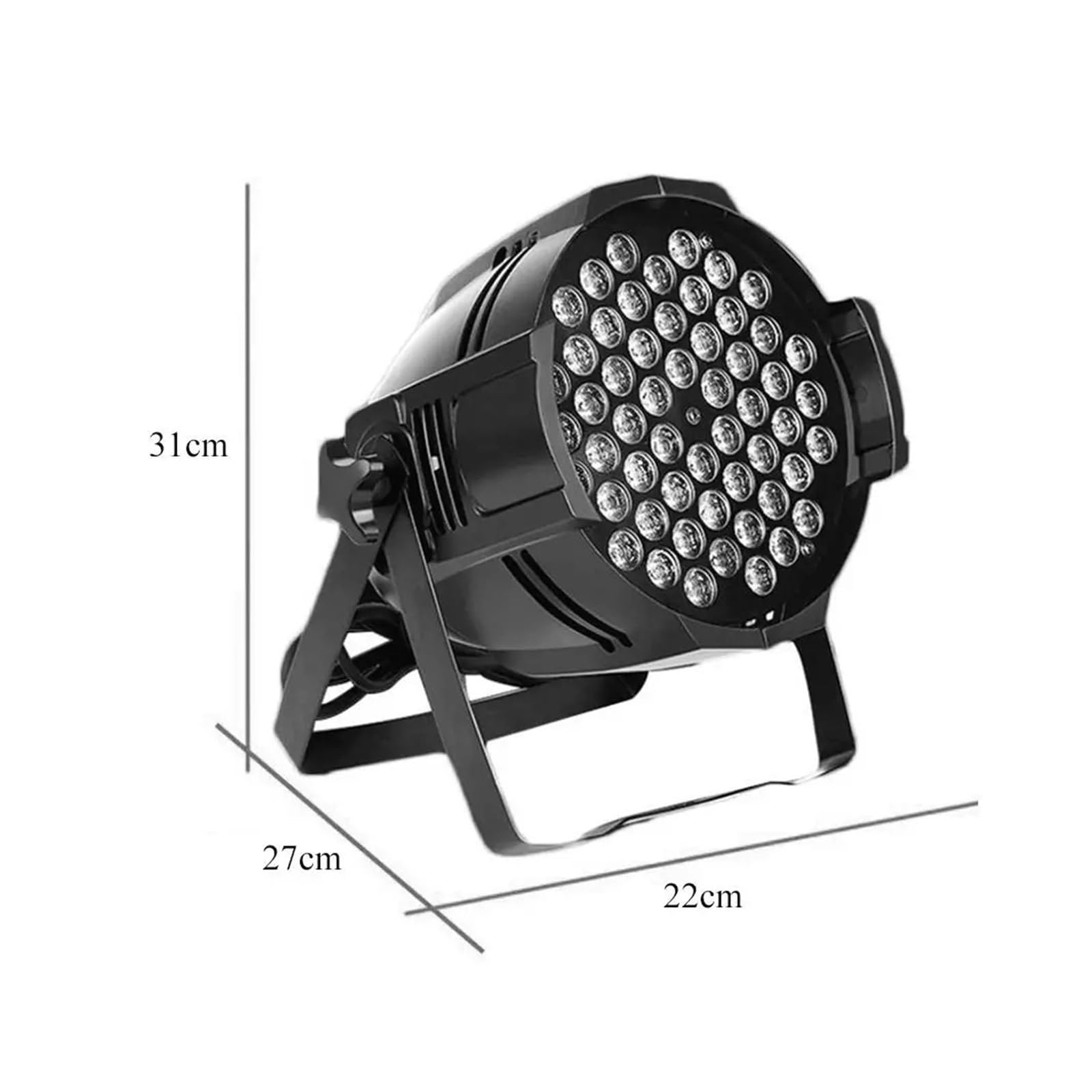 180W Aluminium 54LED Oświetlenie Par Disco DJ KTV Party Lampa Sceniczna Taneczna LED Light Scena Niskie ZużYcie Energii