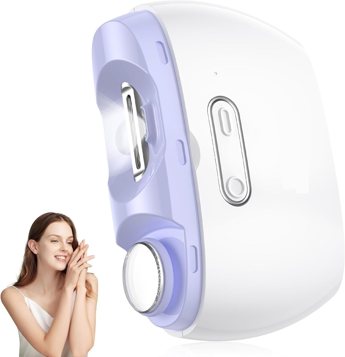 Automatic Electric Nail，Electric Nail Clipper, Baby Nail Trimmer Nail Polisher 2 in-1, Automatic Nail Clipper 2 Speed Fingernail Clippers Nail File with Light,Women Manicure Set Nail Clippers for Baby
