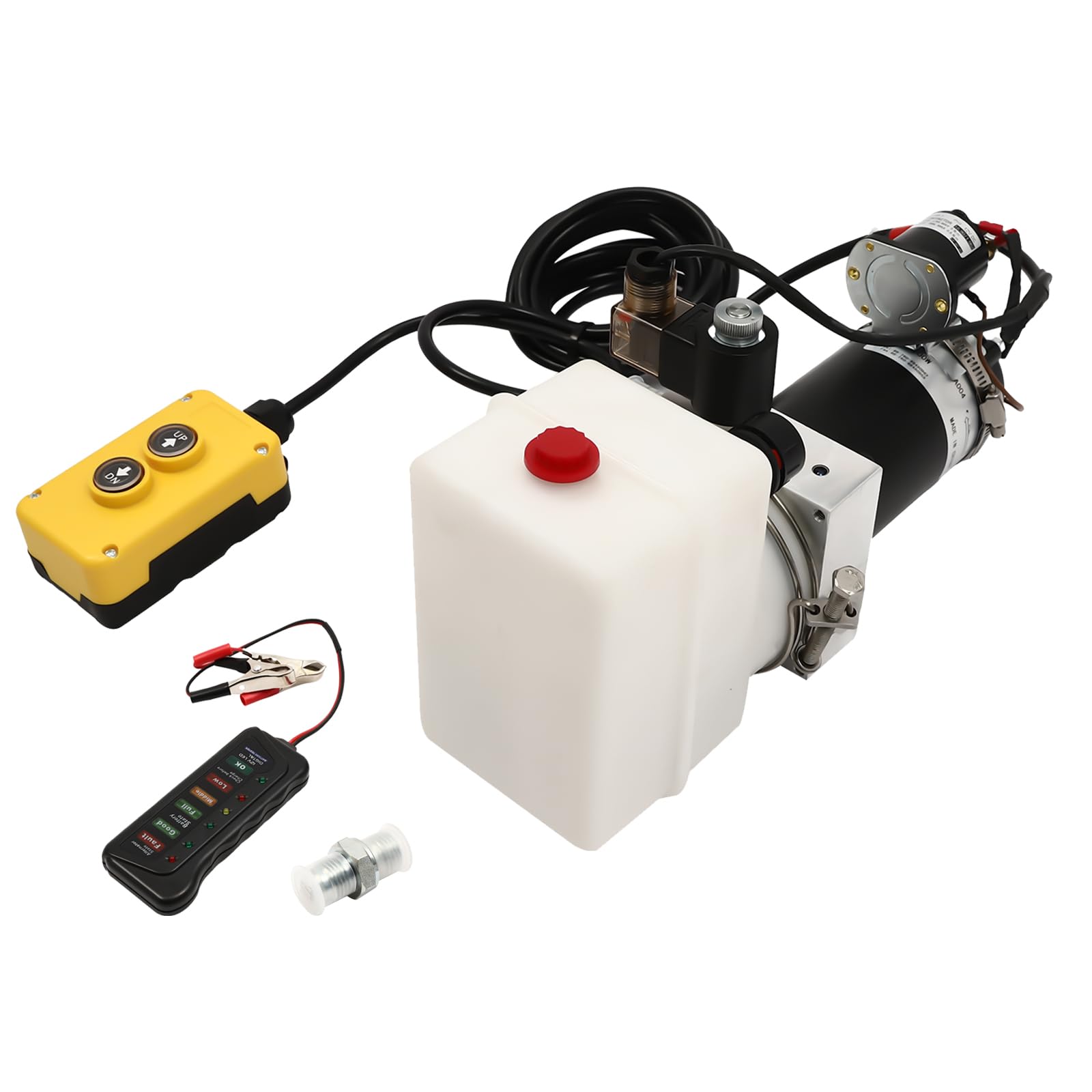 Pompa idraulica da 12 V, pompa idraulica elettrica 2850 rpm, pompa idraulica per rimorchi ribaltabili