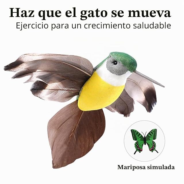 Foto 8 de 8 de DONGKER Juguete eléctrico de burlas para gatos, giratorio de 360°