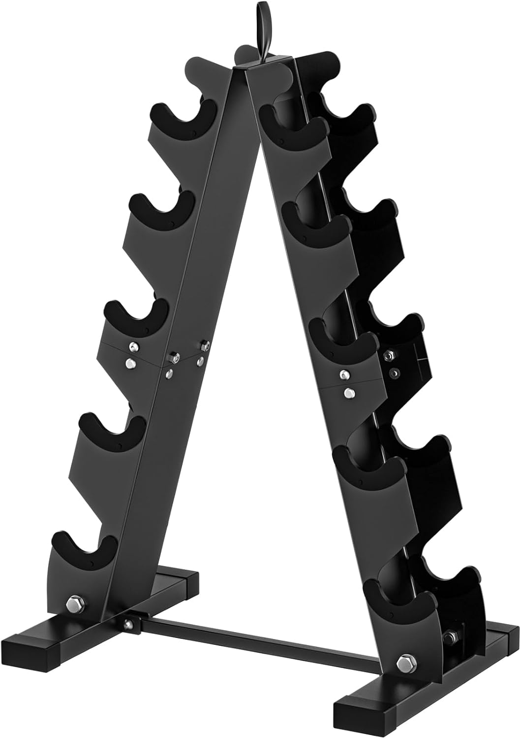 DERACY Dumbbell Rack Stand Only, Heavy Duty A-Frame Dumbbell Storage Rack, 5 tier Steel Dumbbell Holder for Home Gym Space Saver DERACY Dumbbell Rack Stand Only, Heavy Duty A-Frame Dumbbell Storage Rack, 5 tier Steel Dumbbell Holder for Home Gym Space Saver