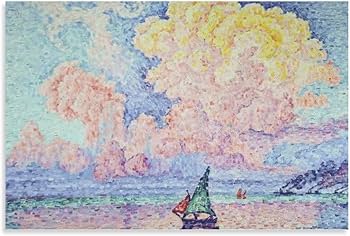 Amazon.co.jp: ポール・シニャックフランスの新印象派画家作品（ピンク