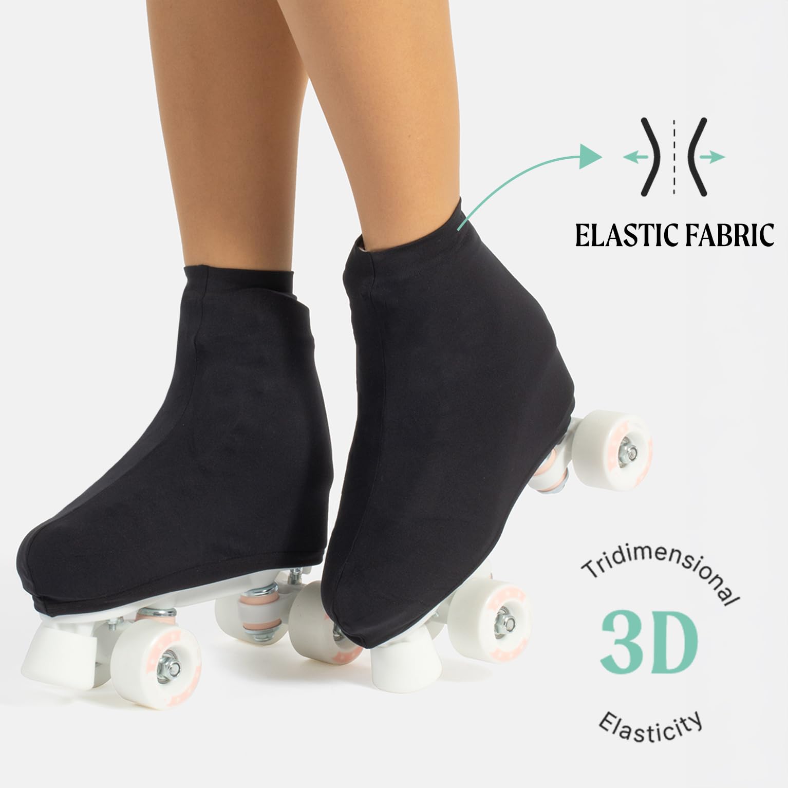 CALZITALY Pokrowce na buty skate, damskie i dziewczęce, 2 sztuki, czarne, karmelowe, fioletowe, S, M, L