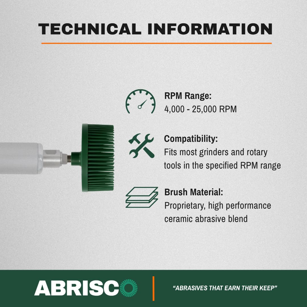 Abrasive Bristle Discs - High-RPM Surface Prep -3