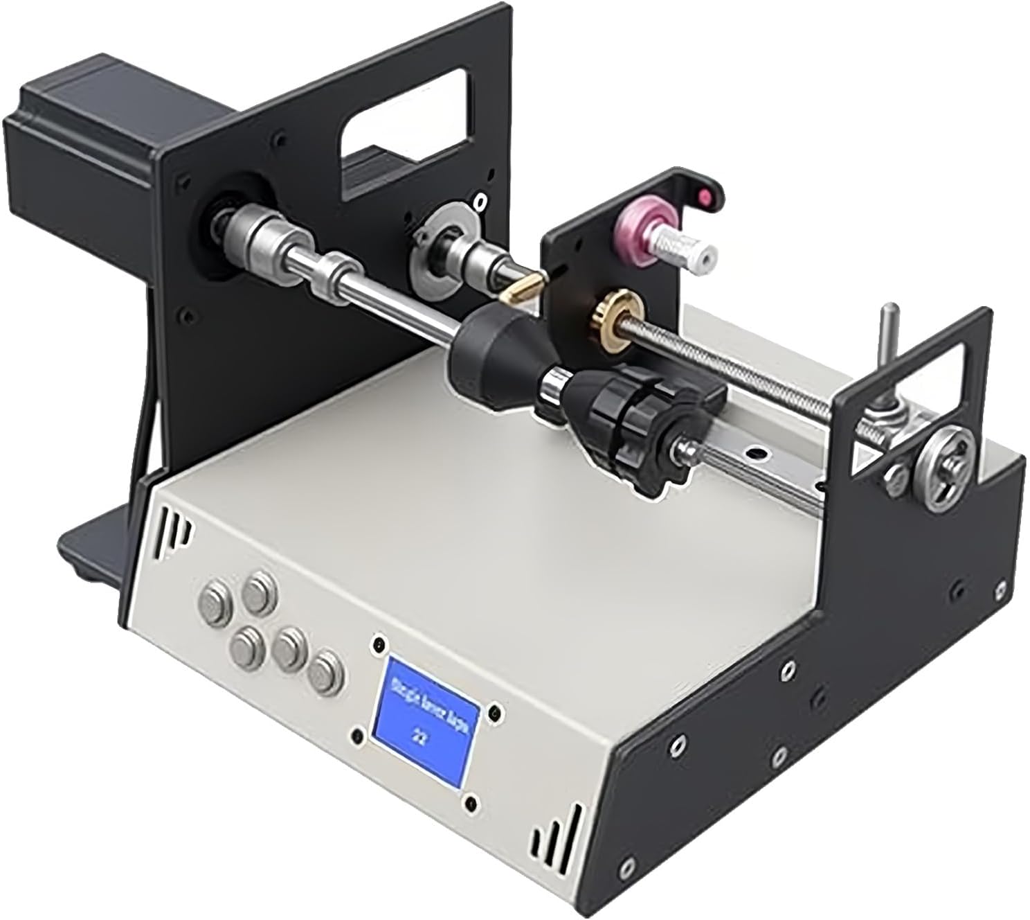 石田霞村書の半切掛軸「福星開寿域」、桐箱の箱書き付き アウトレット