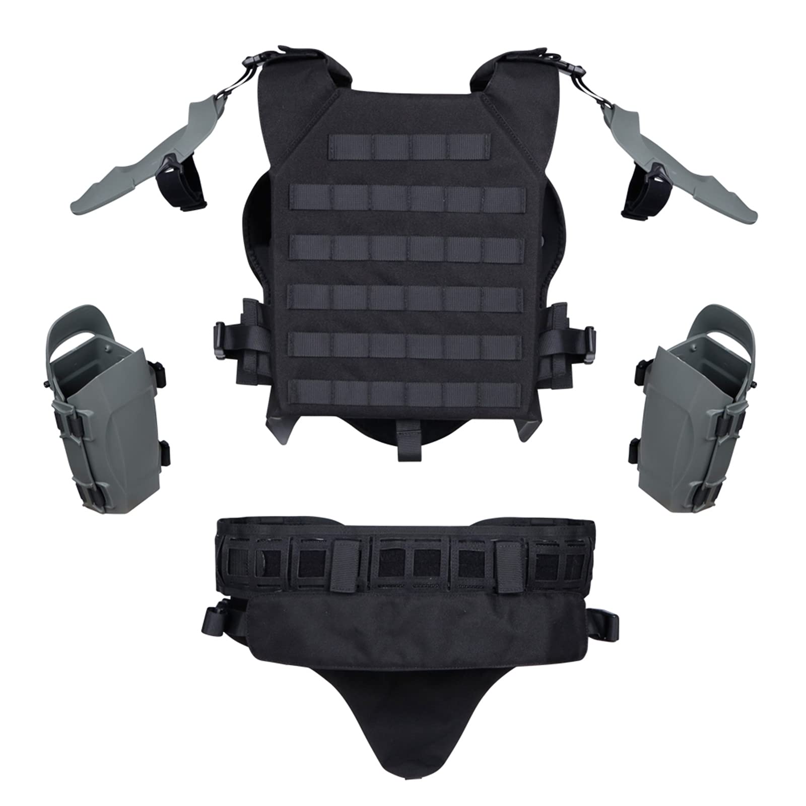 Buy Airsoft Vest Body Armor Vests Adjustable Tactical Molle Chest