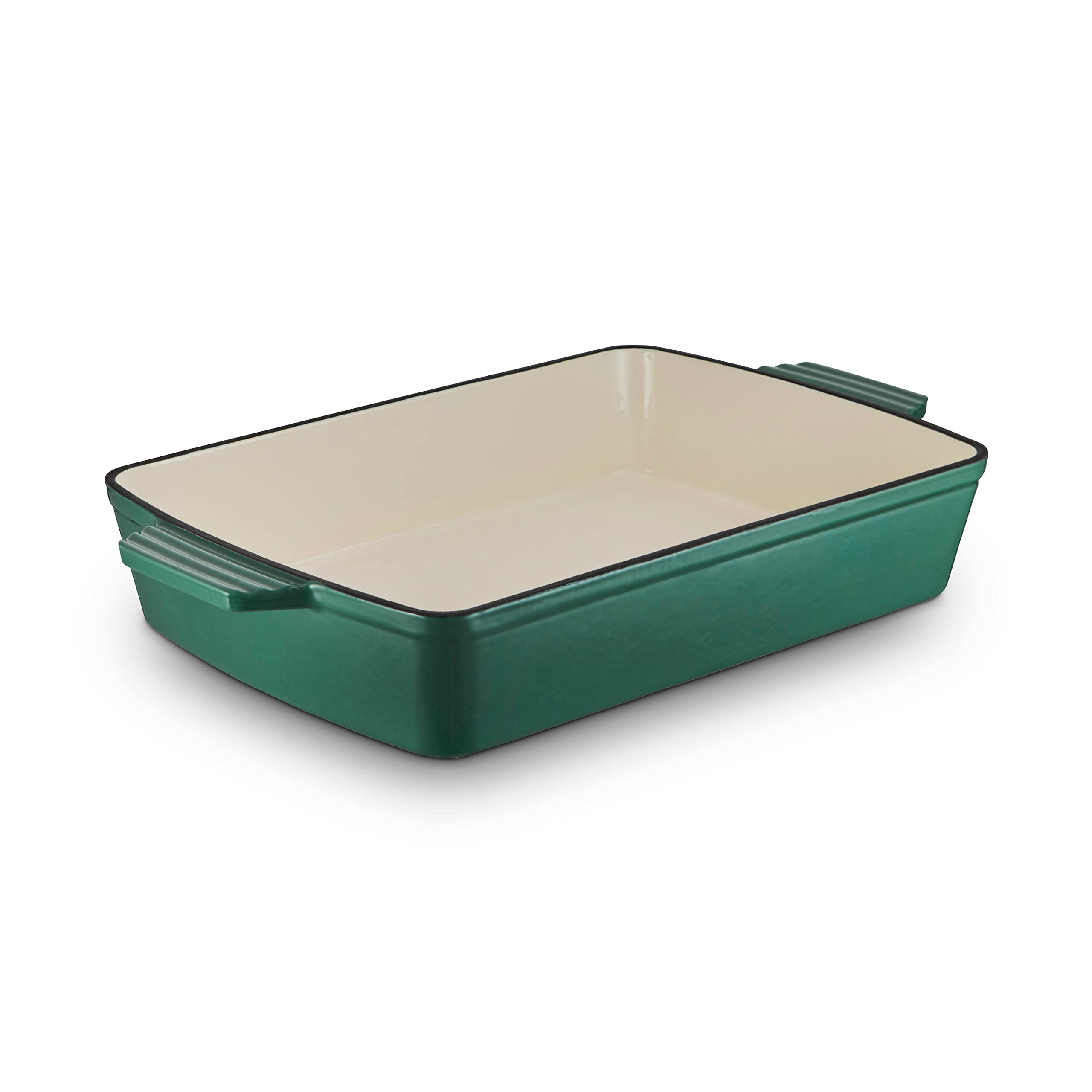 Barbary & Oak Cast Iron Roaster - 39cm - Verdigris Green
