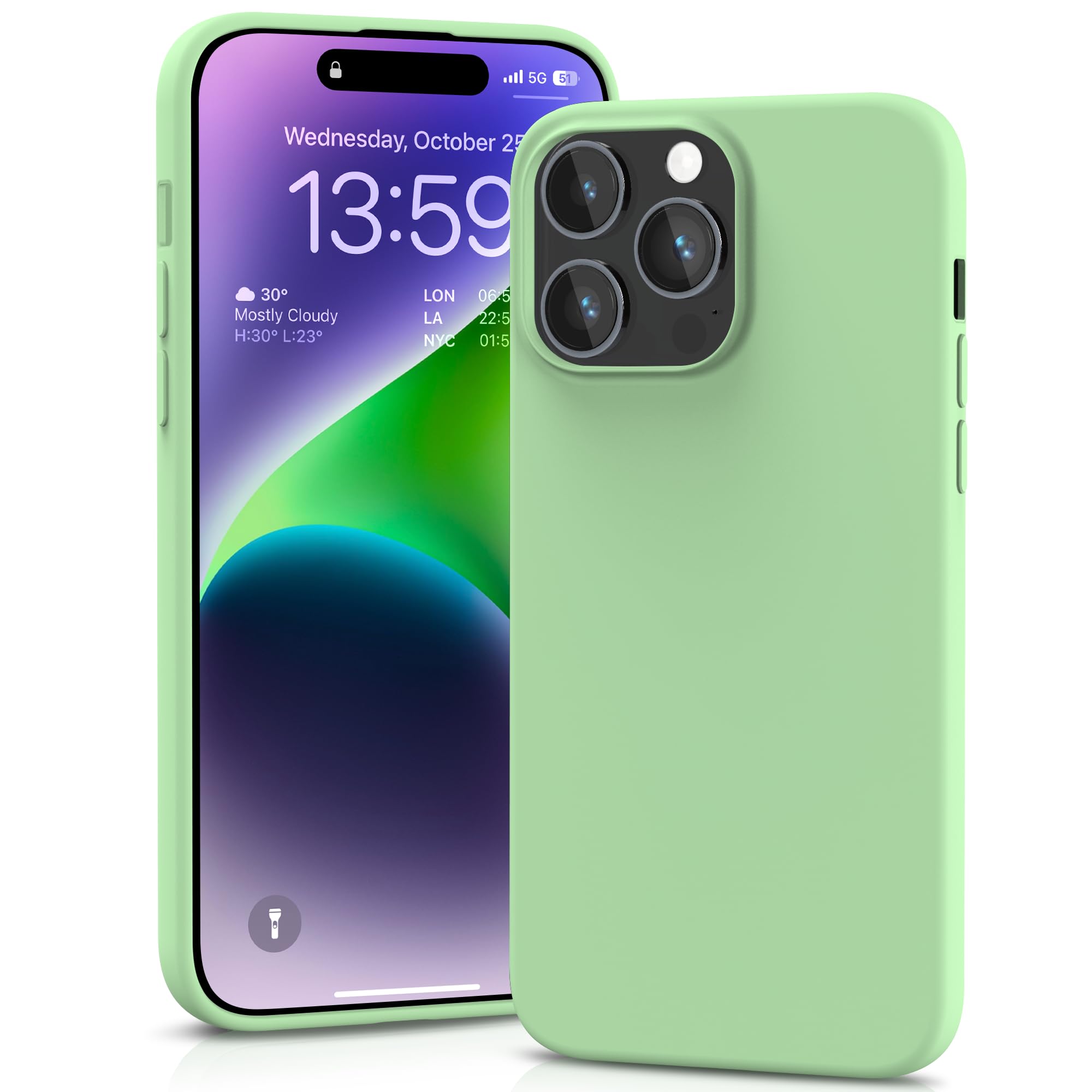 YATWIN Silicone Case for iPhone XR, Soft-Touch, Shockproof, DustProof, Antiskid Full Body Armour Phone Cover for Apple iPhone XR - Dark Green — view 311