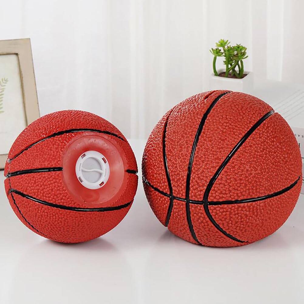 Eforcase Divertente salvadanaio a tema basket per ragazzi, infrangibile, a tema sportivo, salvadanaio, salvadanaio, per ragazze, ragazzi, adulti, decorazione per camera da letto
