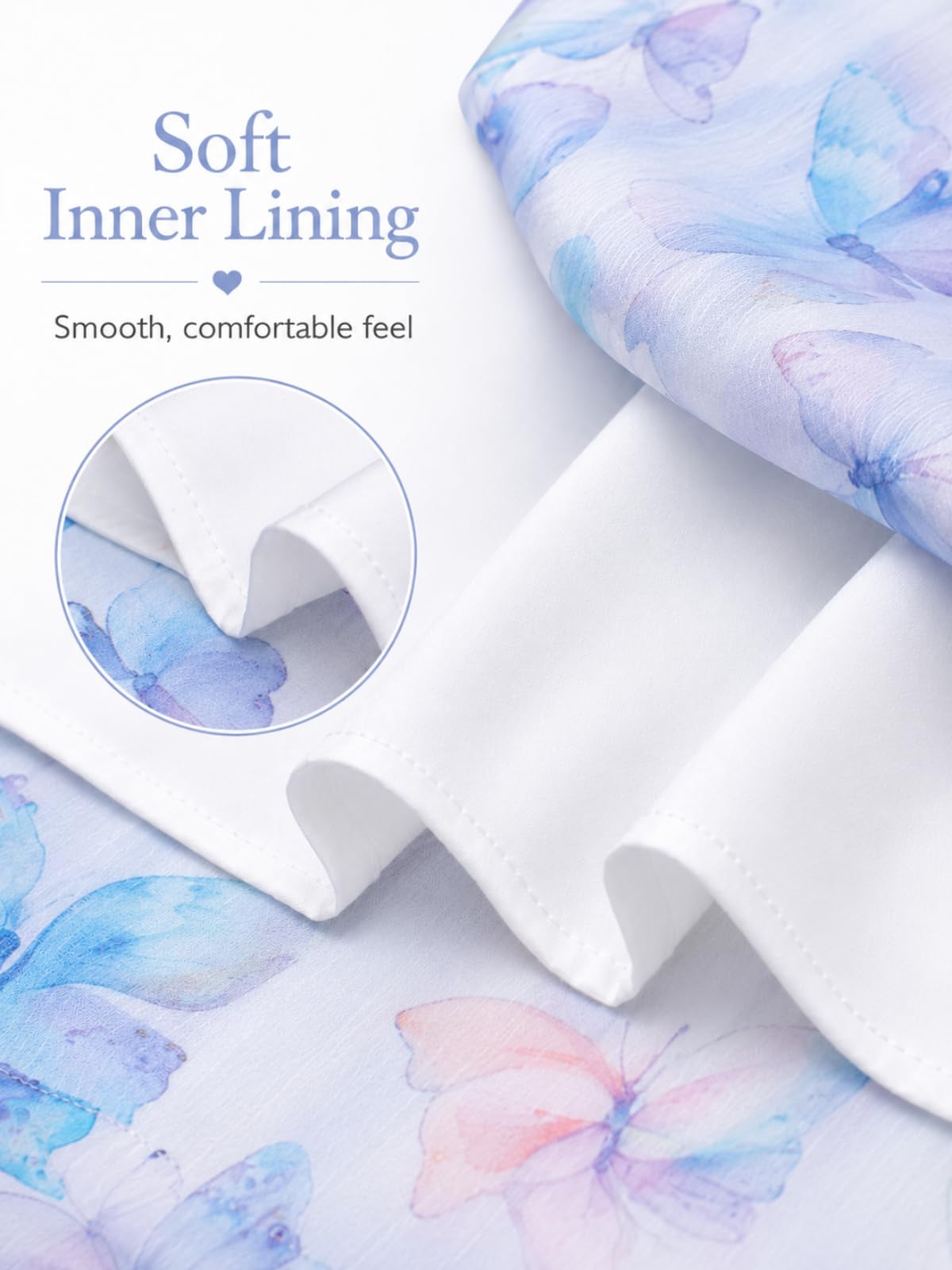 WELAKEN Kleid für Kinder, Mädchen, Blumenmuster, fließend, Sommer, Chiffon, Spaghettiträger, Rüschen, Sommerkleid